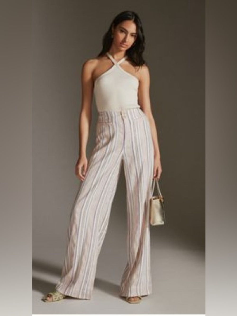 Anthropologie X Maeve lightweight  Wide-Leg Trousers